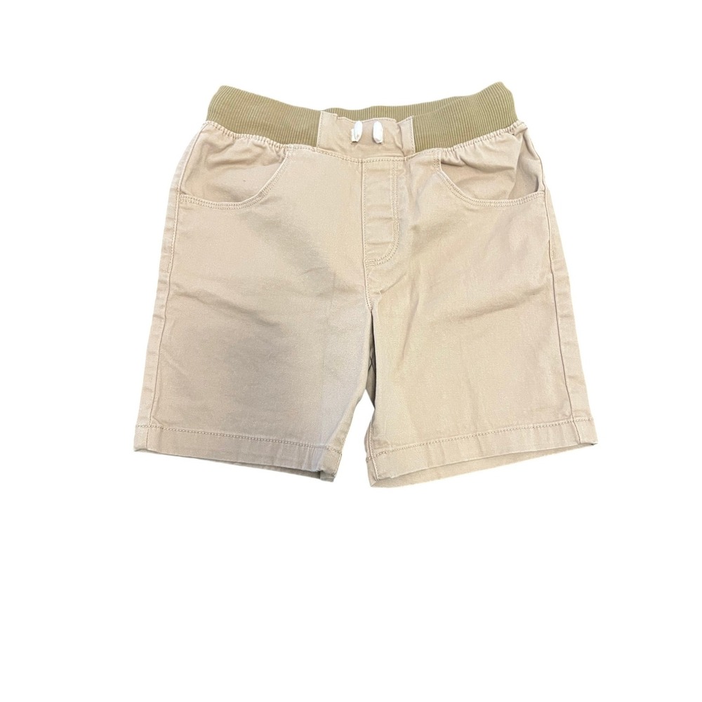 365 Kids from Garanimals Boys Khaki Chino Shorts‎ Size 6 Elastic Waist
